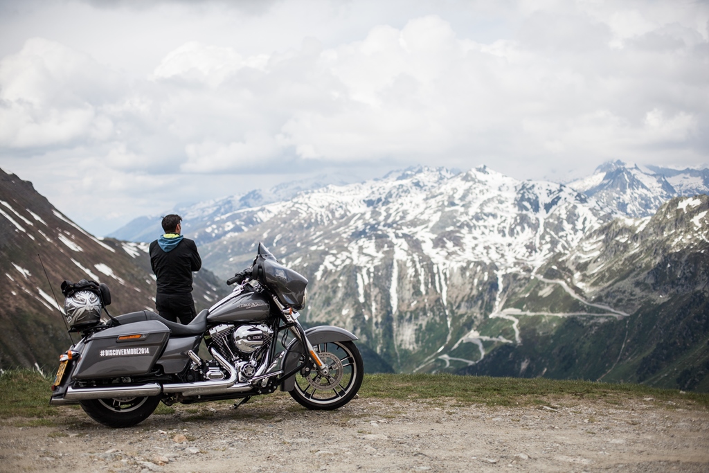 Harley-Davidson wyprawa motocykl góry