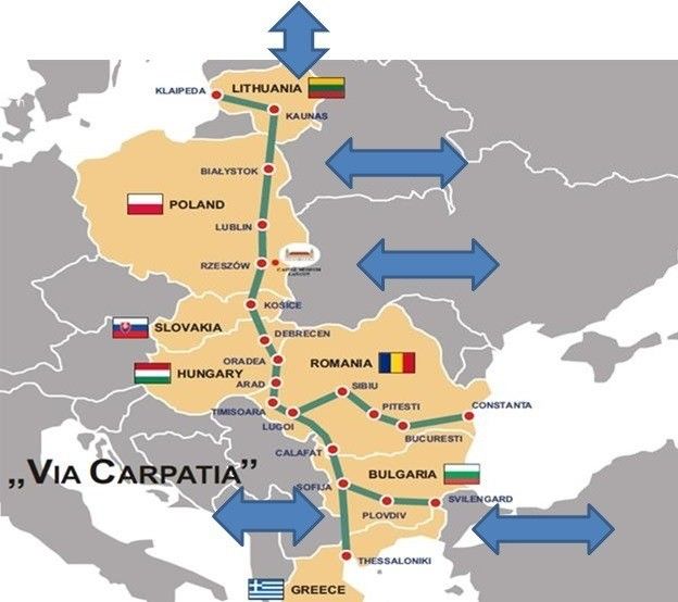 Via Carpatia to istotny szlak komunikacyjny przebiegający przez Polskę, Węgry, Ukrainę, Słowację, Czechy, Rumunię, Bułgarię, Litwę i Turcję. nazywana jest szlakiem rozwoju państwa Europy środkowo-wschodniej i dostanie <a class=
